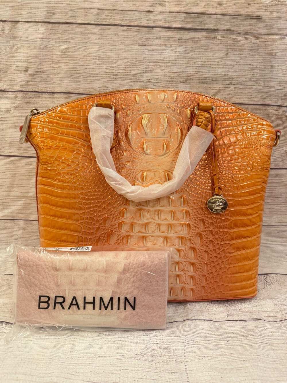 Brahmin Large Duxbury Satchel & Wallet SET